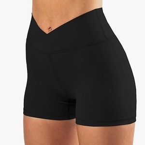 Cross Waist 3” Biker Shorts
